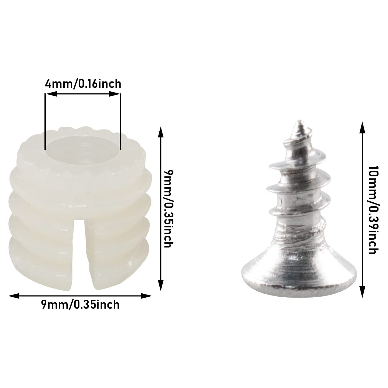 Amazon.co.jp: JianLing 50セット プラスチック蝶番ダボインサート